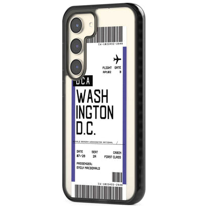 Personalised Washington D.C. Boarding Pass