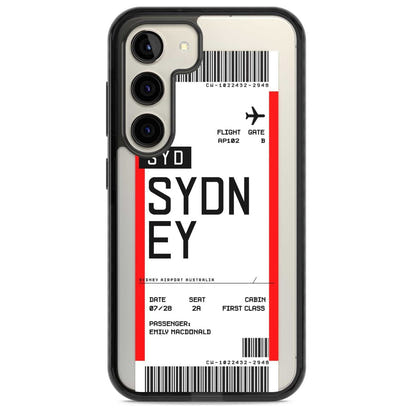 Personalised Sydney Boarding Pass