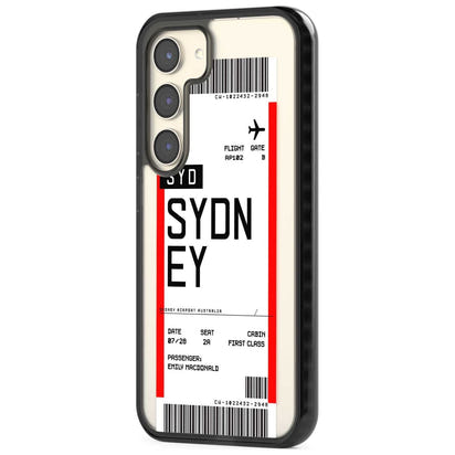 Personalised Sydney Boarding Pass