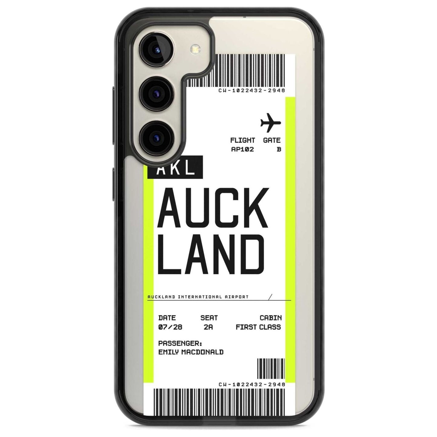 Personalised Auckland Boarding Pass