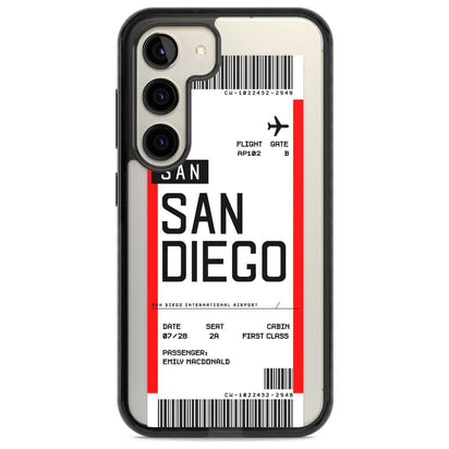 Personalised San Diego Boarding Pass