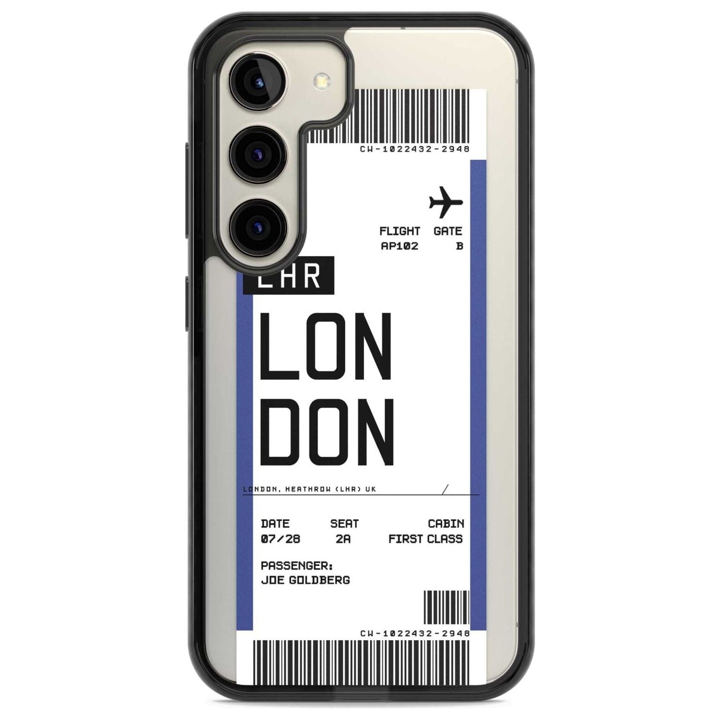 Personalised London Boarding Pass