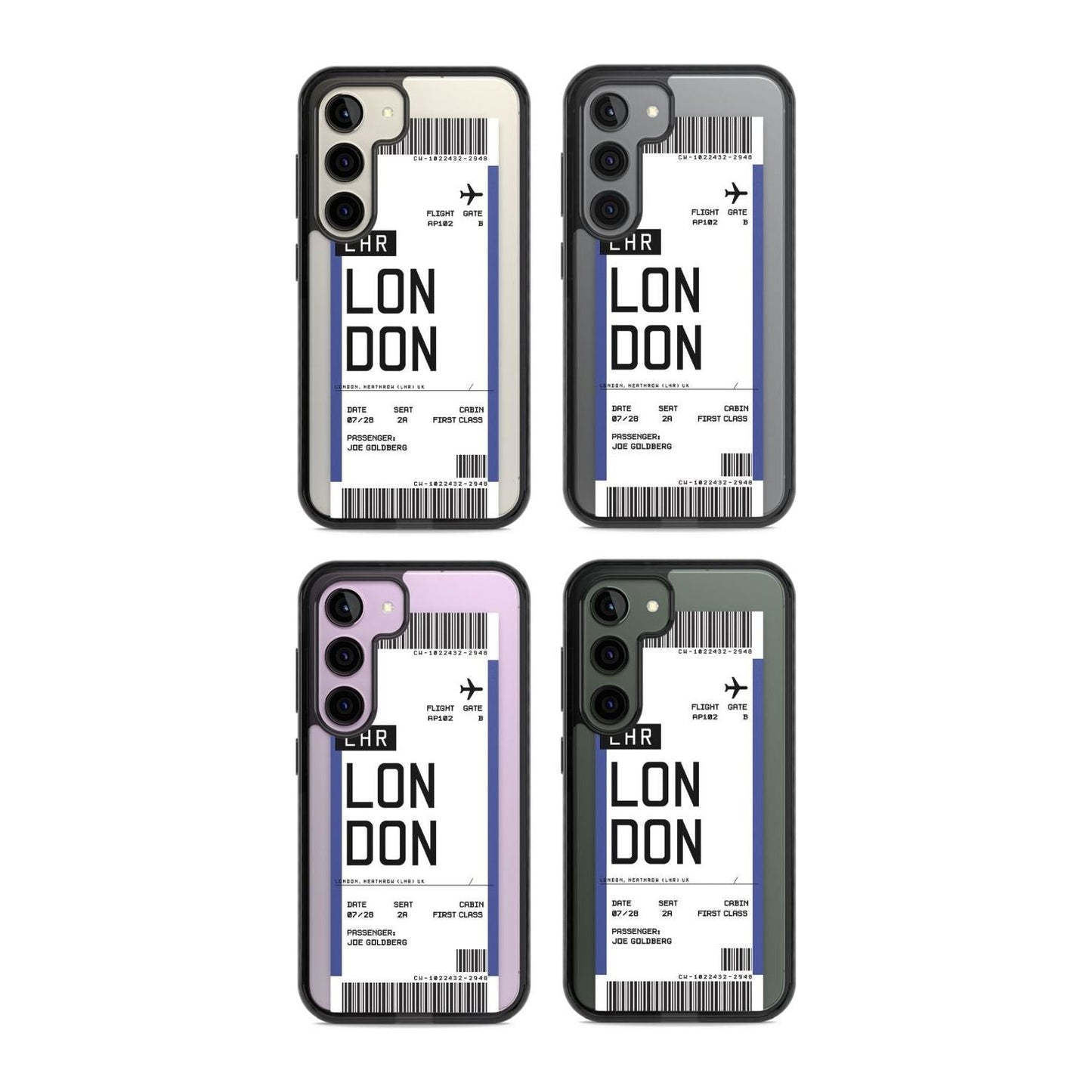 Personalised London Boarding Pass