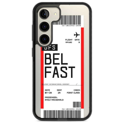 Personalised Belfast Boarding Pass