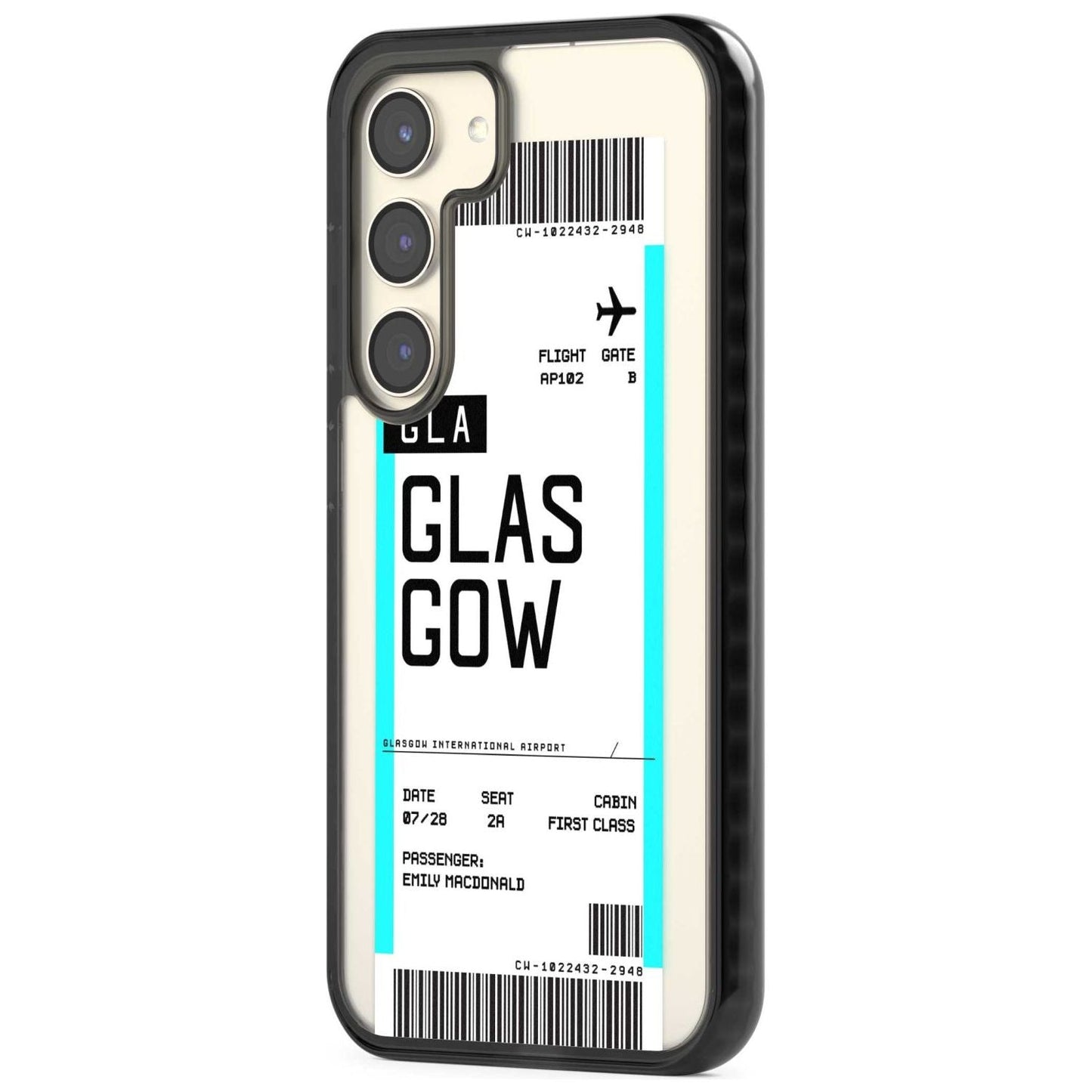 Personalised Glasgow Boarding Pass