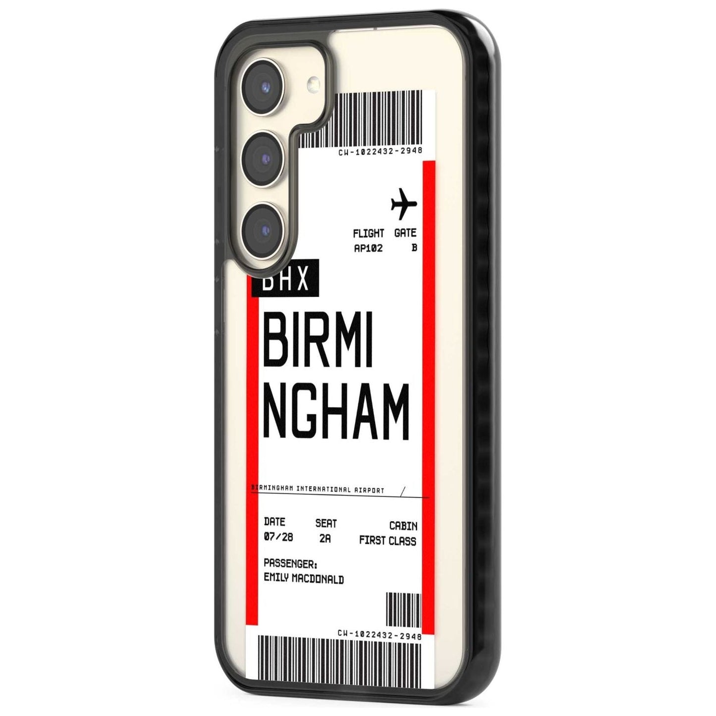 Personalised Birmingham Boarding Pass