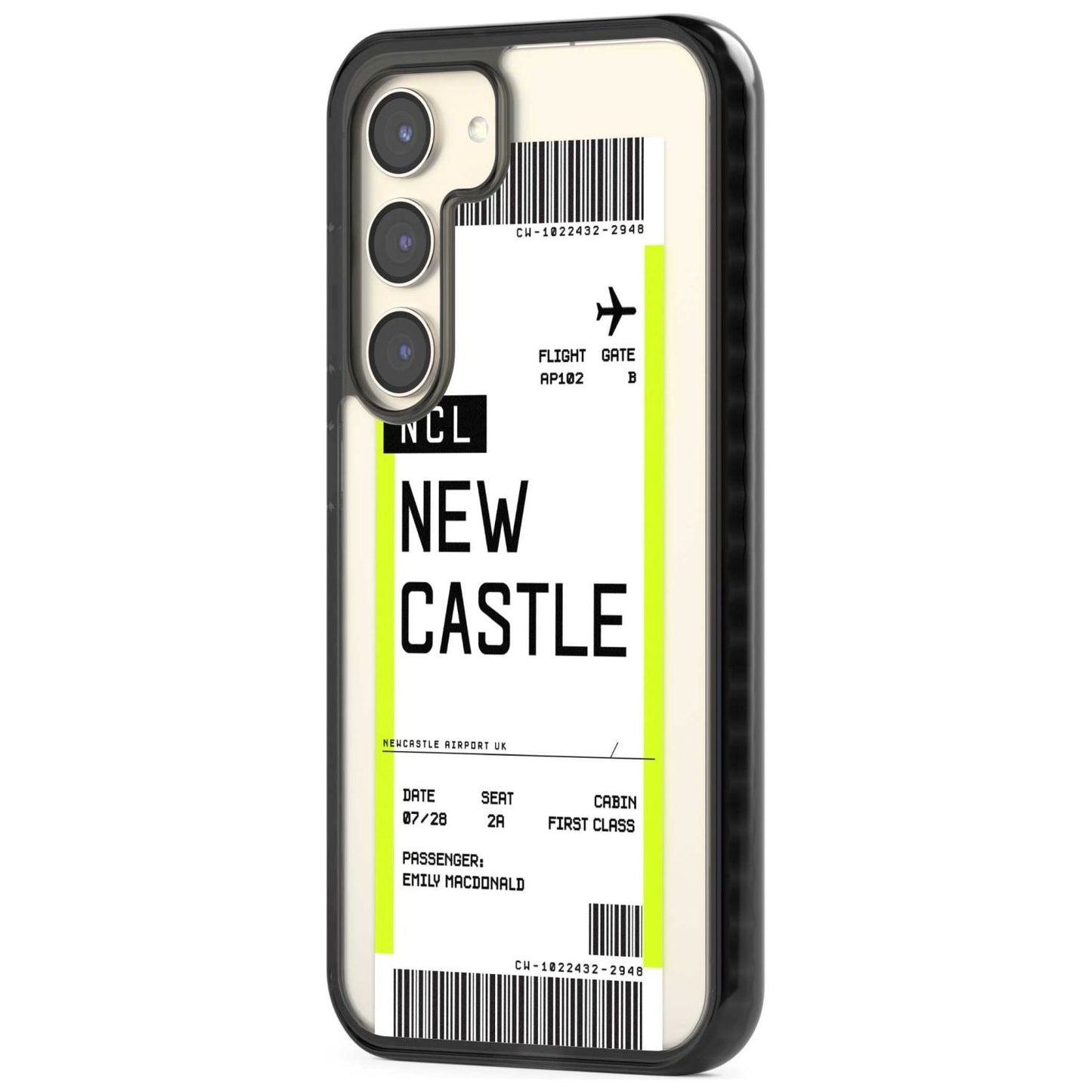 Personalised Newcastle Boarding Pass