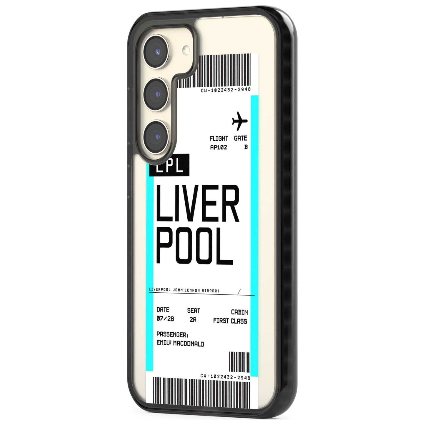 Personalised Liverpool Boarding Pass