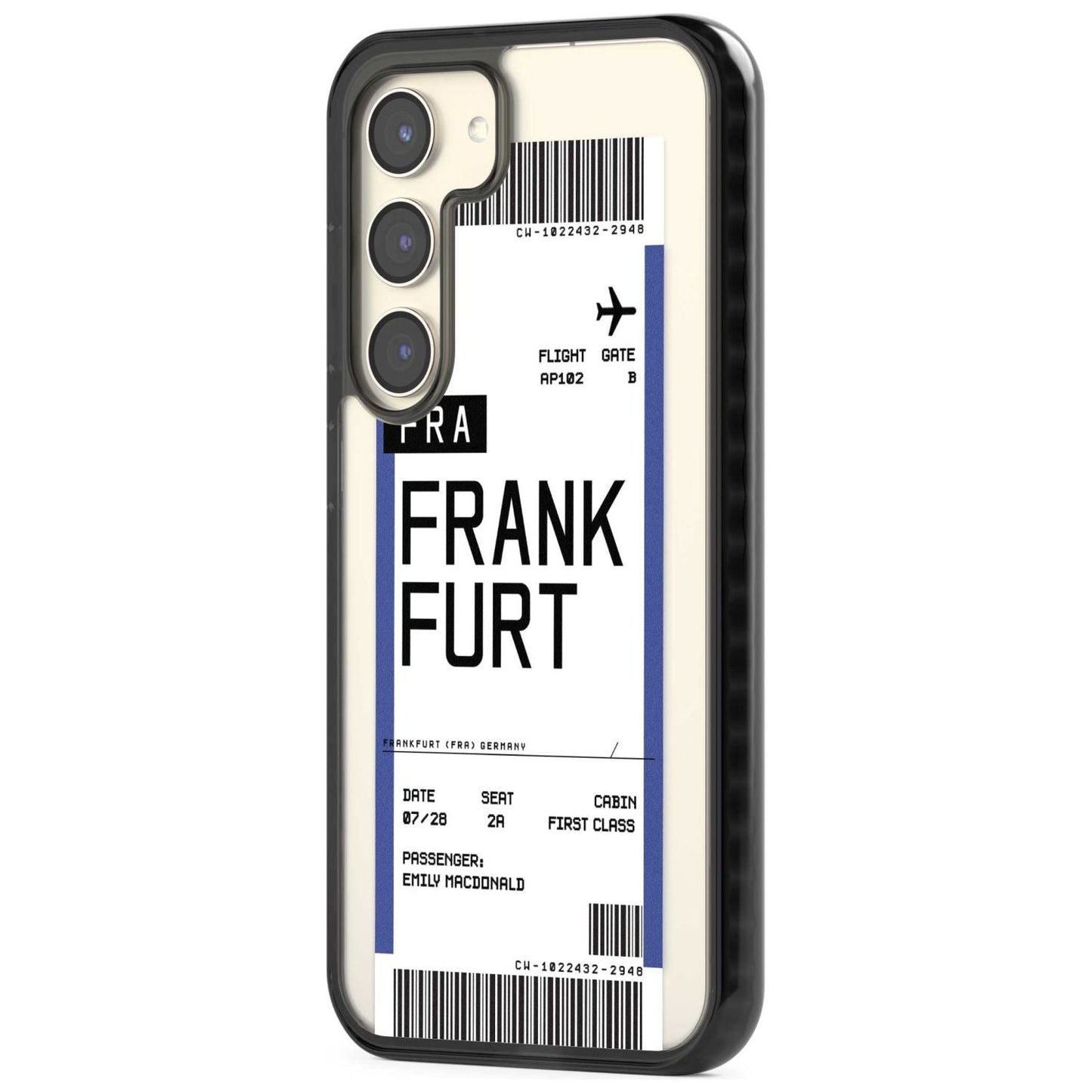 Personalised Frankfurt Boarding Pass