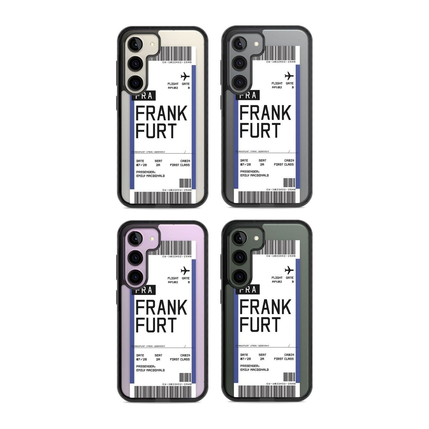 Personalised Frankfurt Boarding Pass