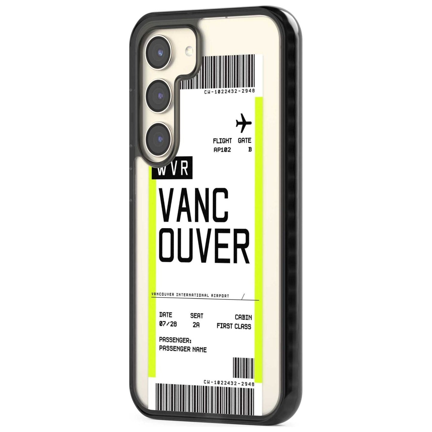 Personalised Vancouver Boarding Pass