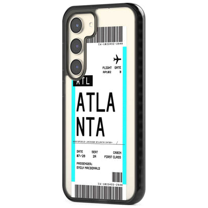 Personalisierte Atlanta-Bordkarte
