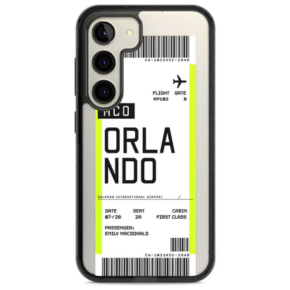 Personalised Orlando Boarding Pass