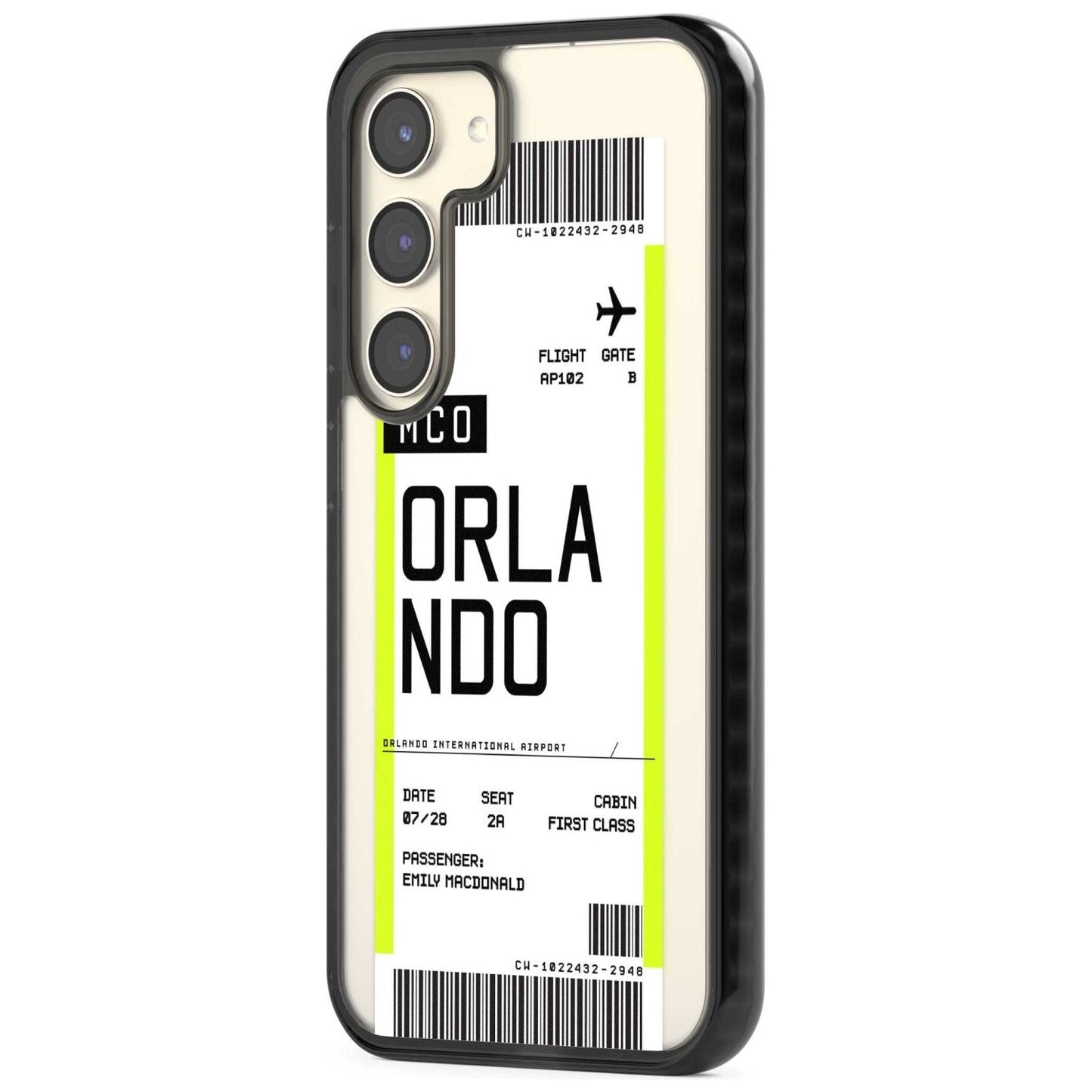 Personalised Orlando Boarding Pass