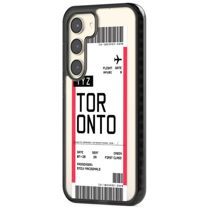 Personalised Toronto Boarding Pass