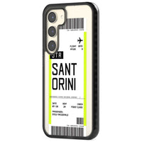 Personalisierte Bordkarte für Santorini