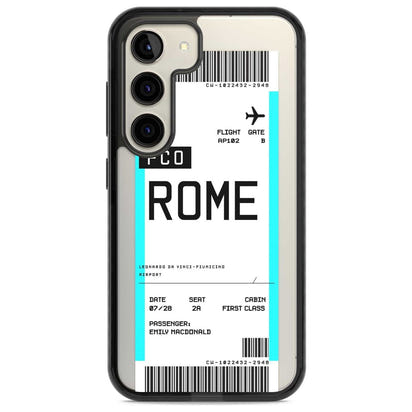 Personalised Rome Boarding Pass