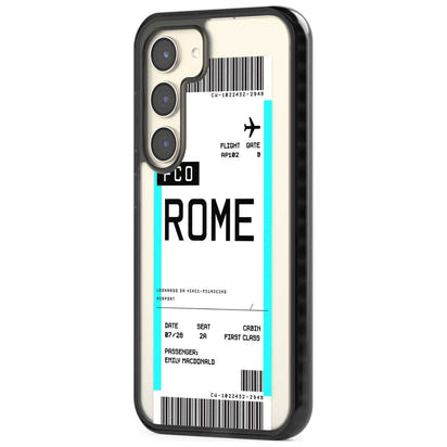 Personalised Rome Boarding Pass