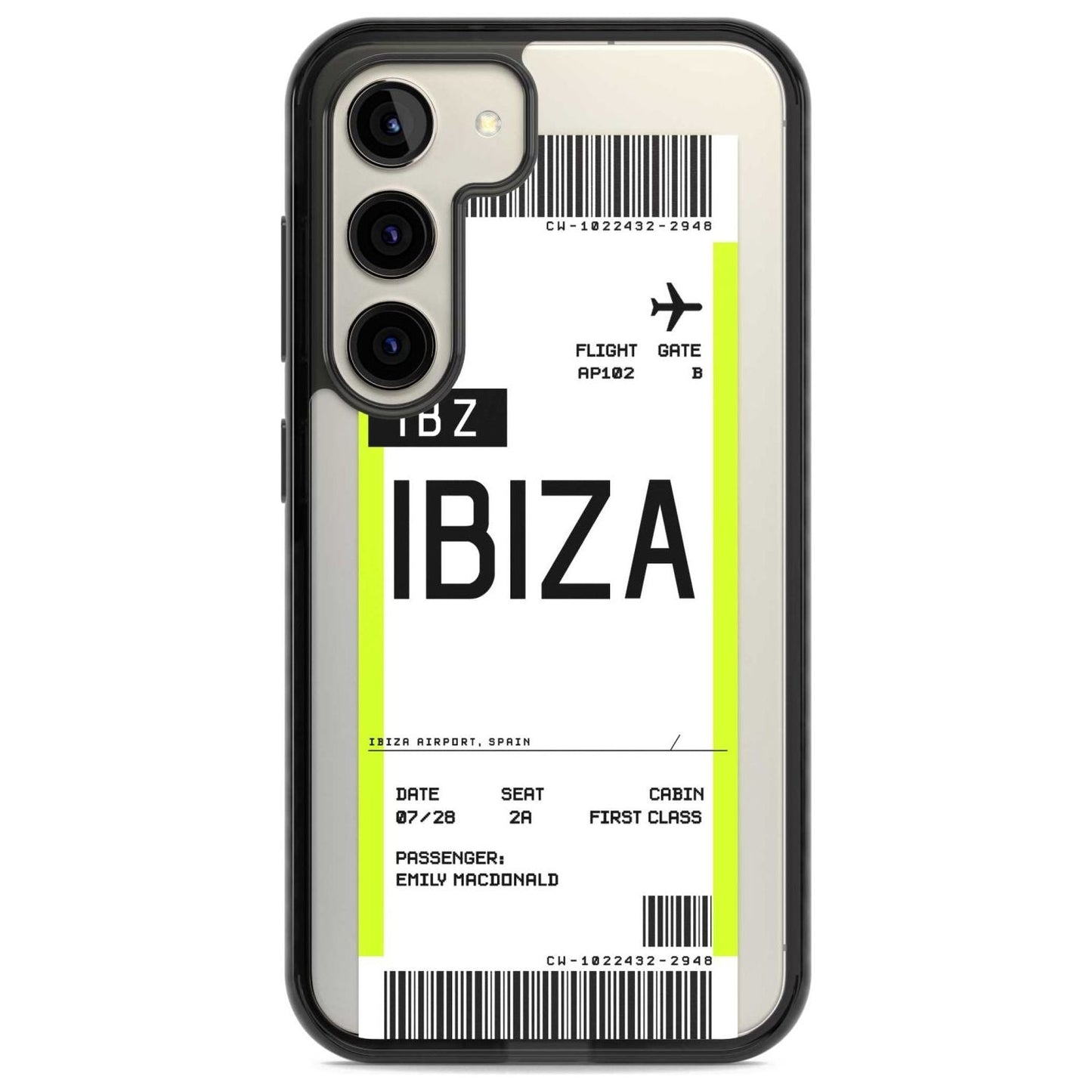 Personalised Ibiza Boarding Pass