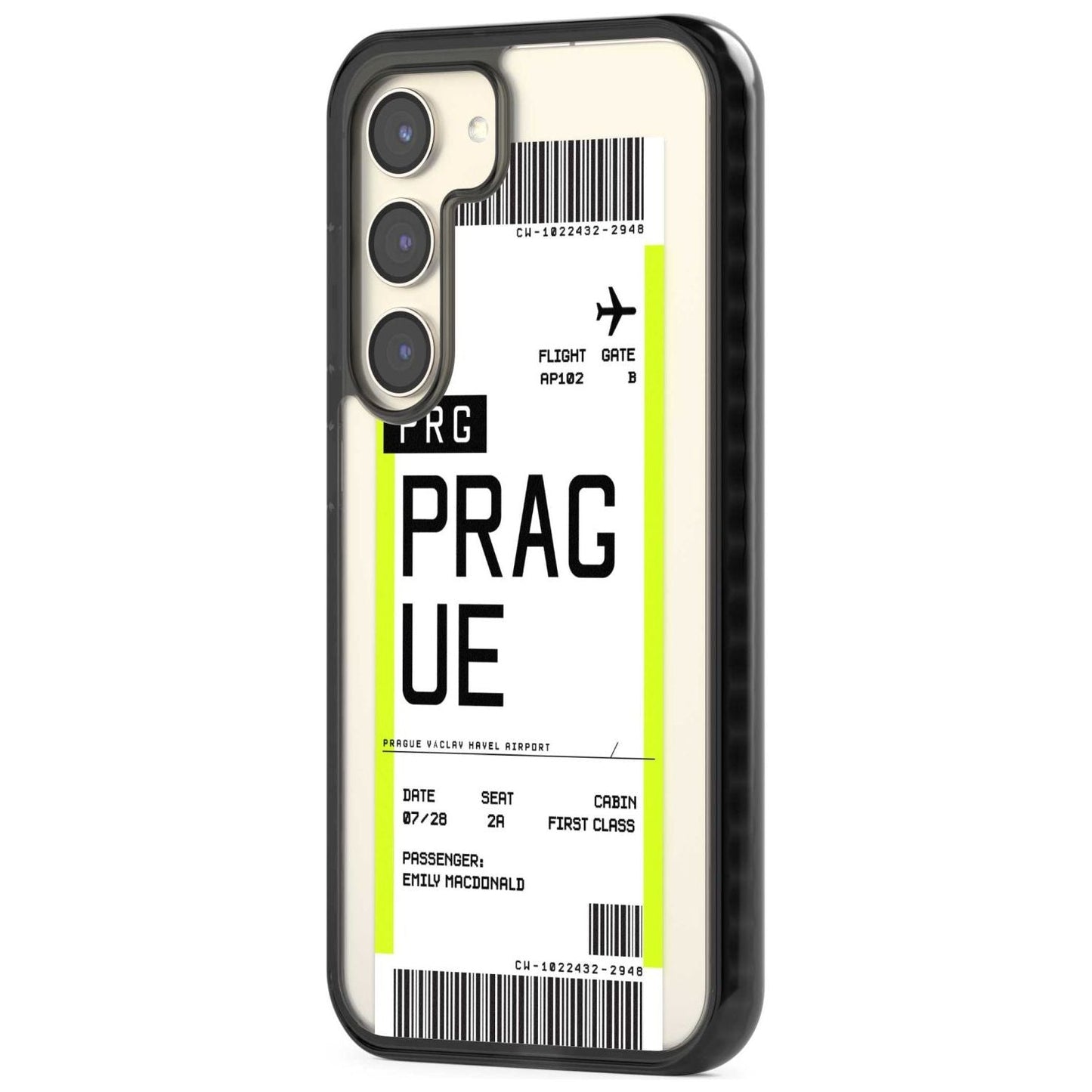 Personalised Prague Boarding Pass