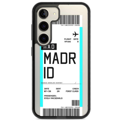 Personalised Madrid Boarding Pass