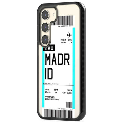 Personalised Madrid Boarding Pass