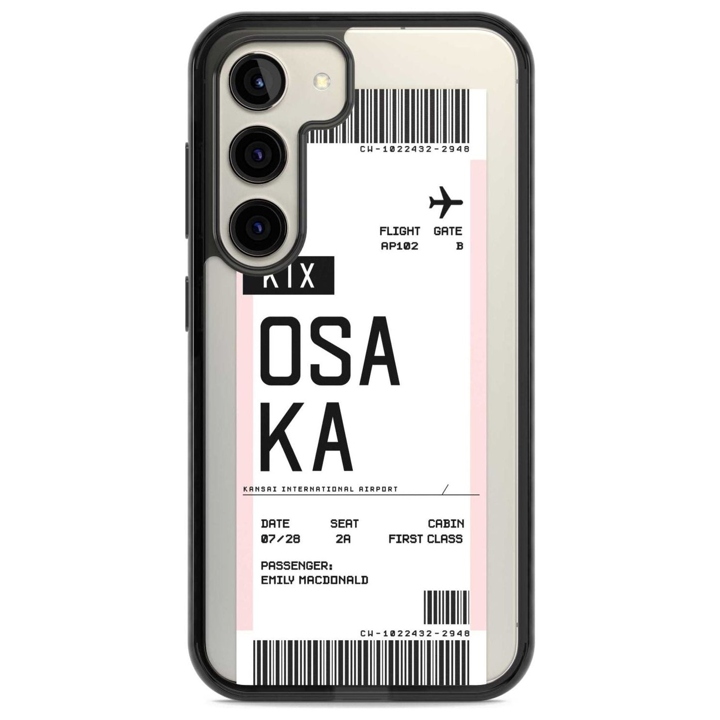 Personalised Osaka Boarding Pass