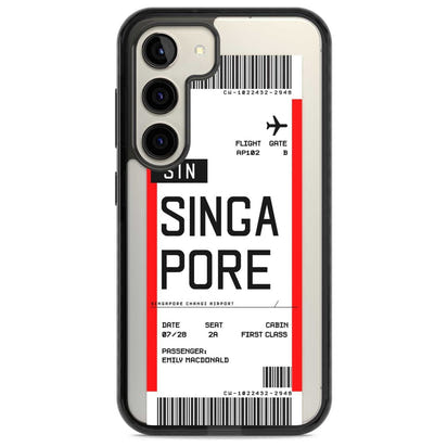 Personalised Singapore Boarding Pass