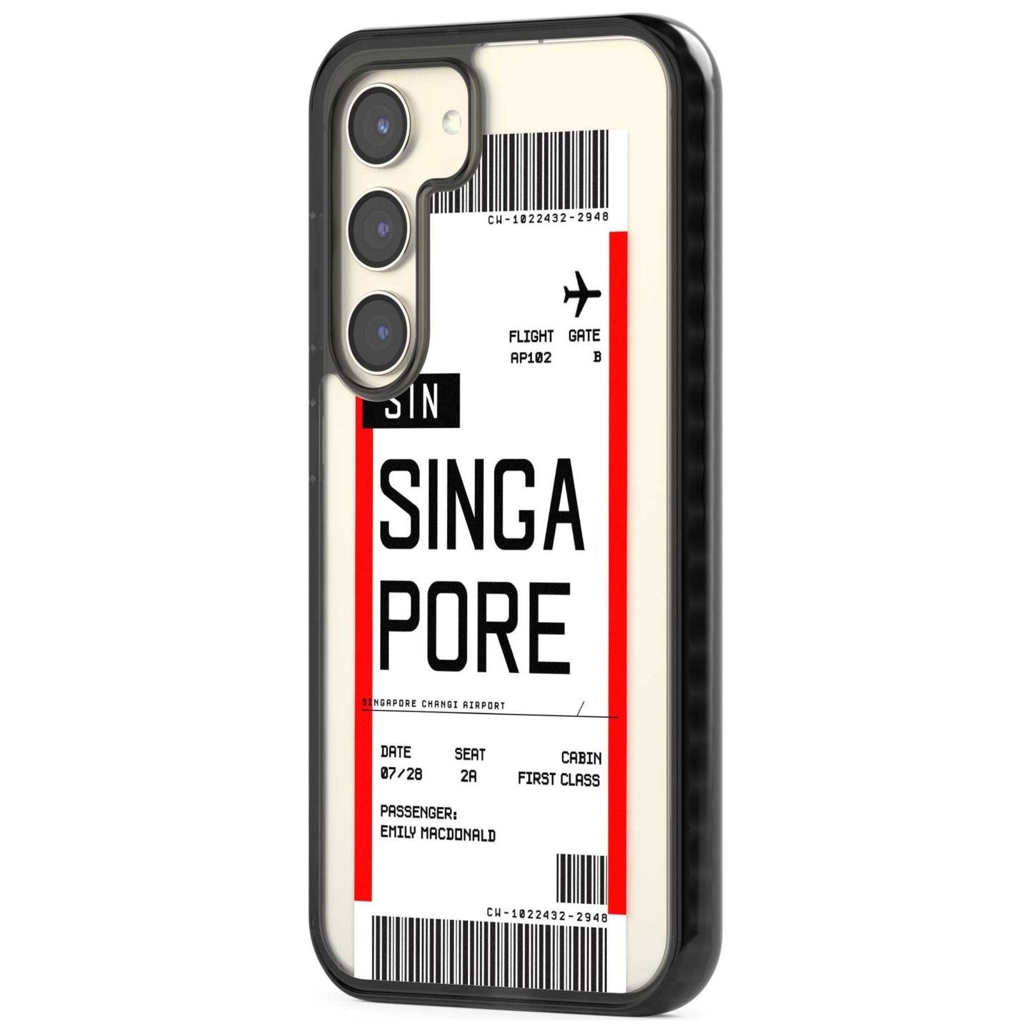 Personalised Singapore Boarding Pass