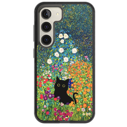 Cat in Klimt's Garden