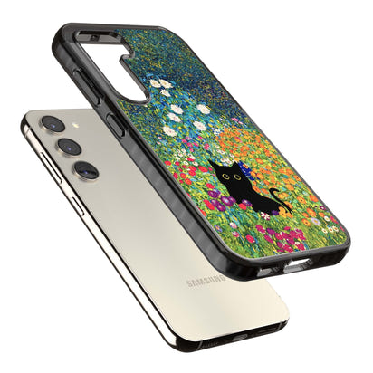 Cat in Klimt's Garden