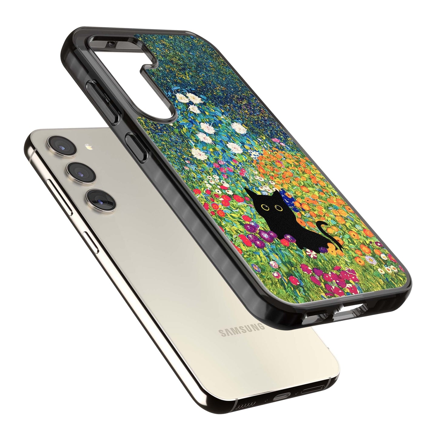 Cat in Klimt's Garden