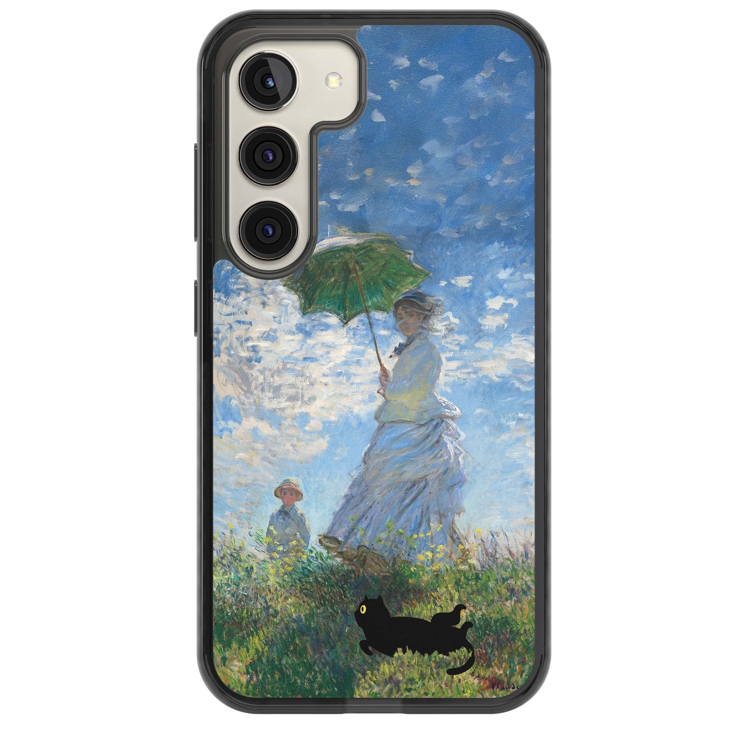 Cat with Monet's Parasol Lady