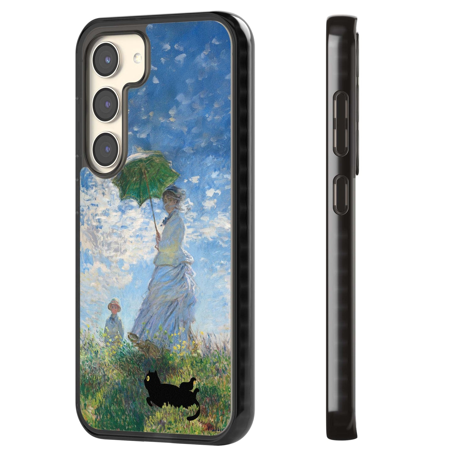 Cat with Monet's Parasol Lady