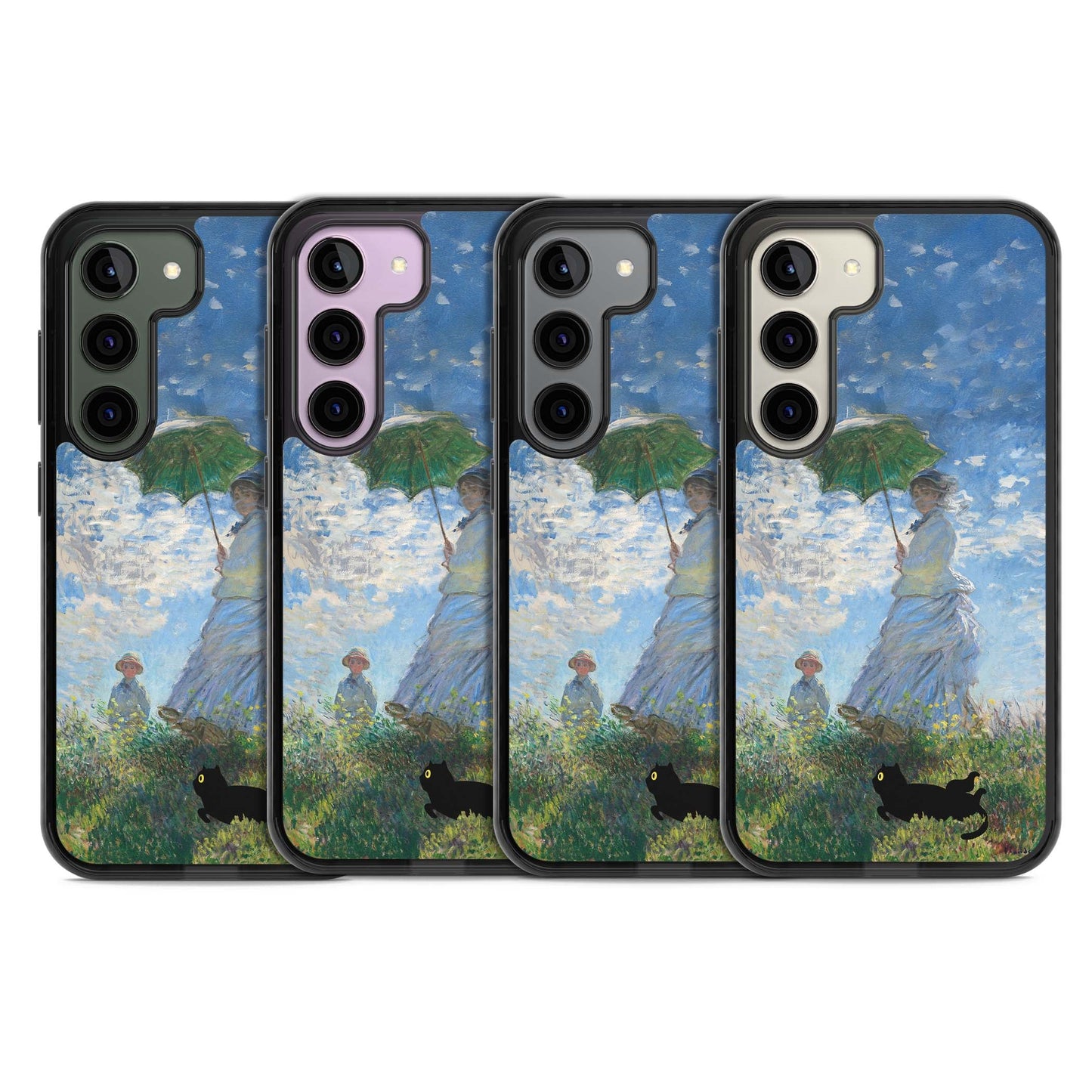 Cat with Monet's Parasol Lady