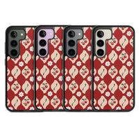 Vintage Cherry Diamond Pattern