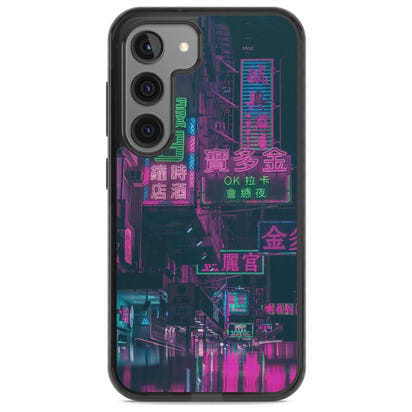 Bande nocturne au néon