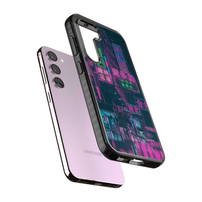 Bande nocturne au néon