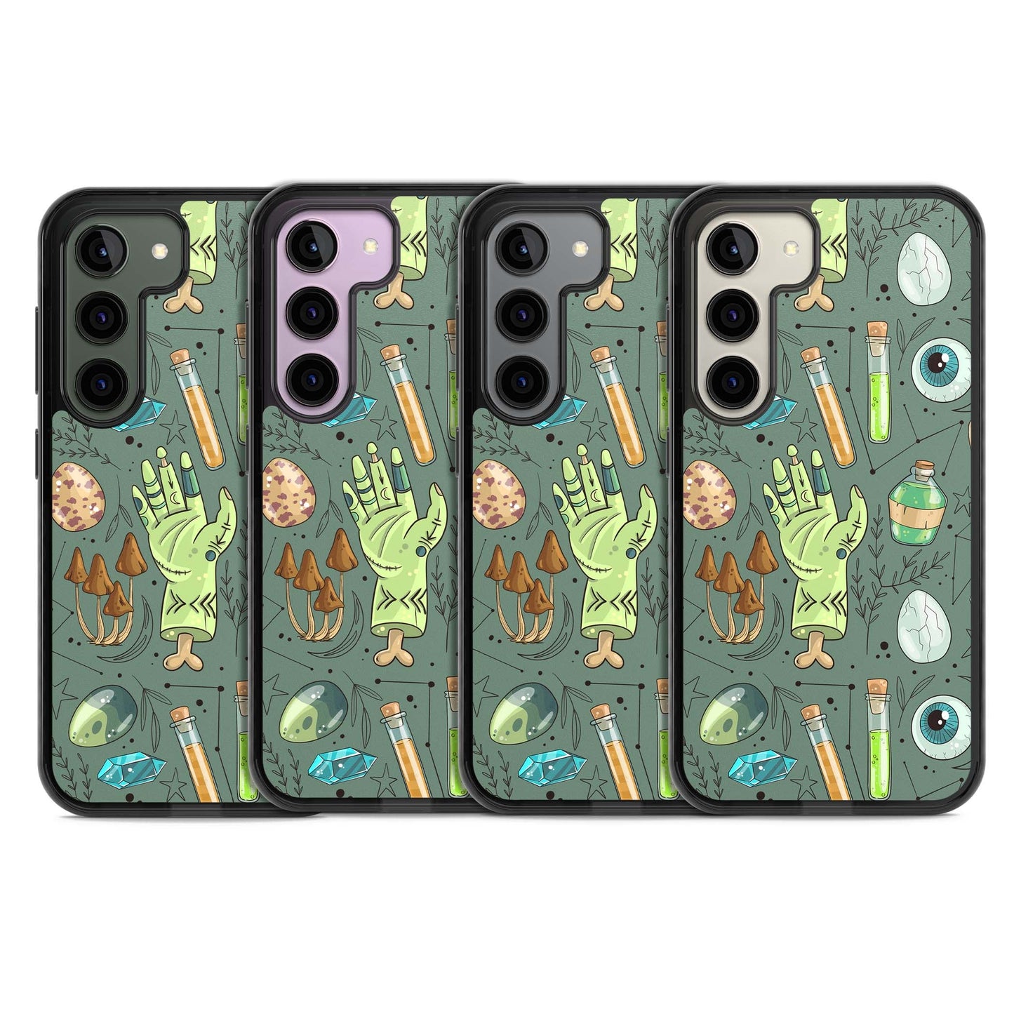 Motif expérimental de dessin animé pour Halloween