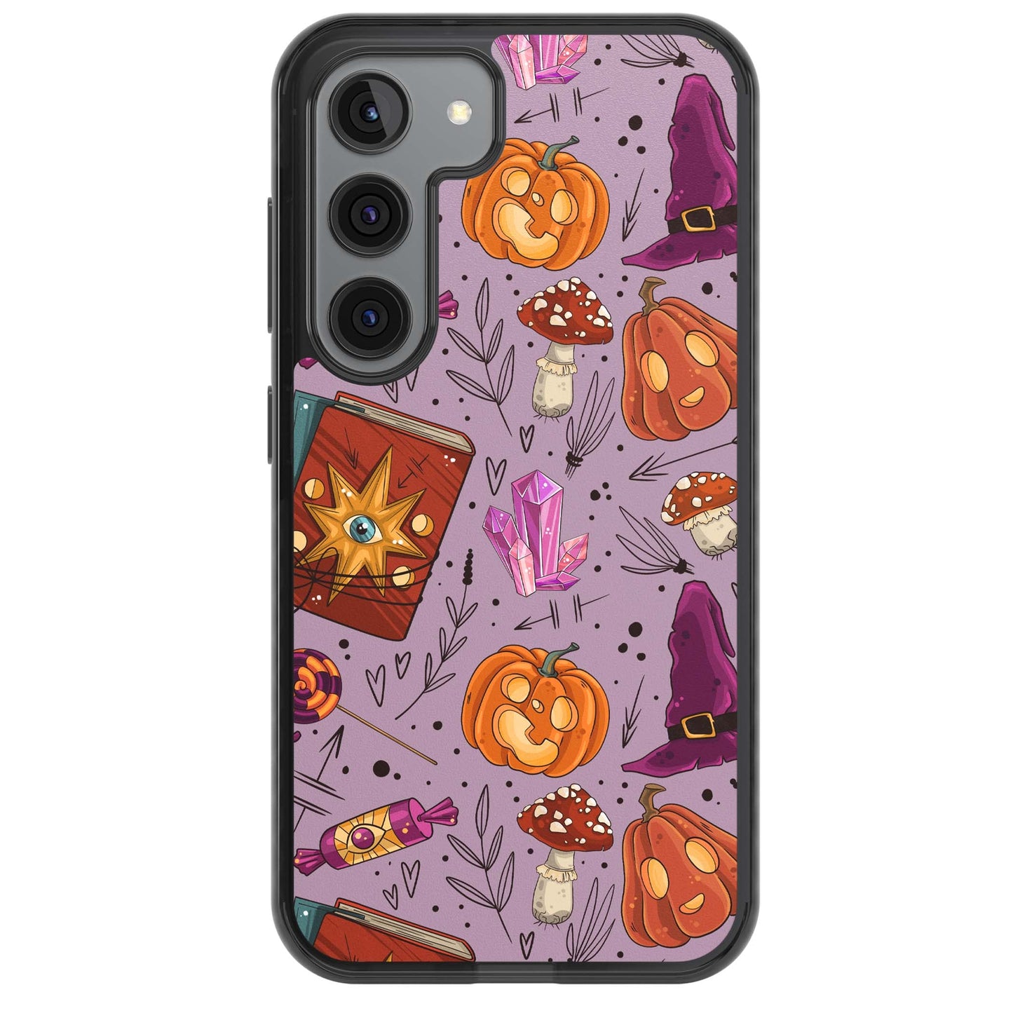 Witchy Cartoon Halloween Pattern