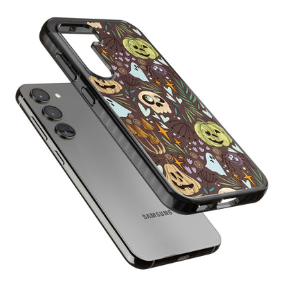 Goblincore Cartoon Halloween Pattern