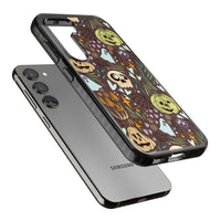 Goblincore Cartoon Halloween Pattern