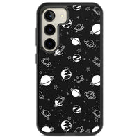 White Planets On Black