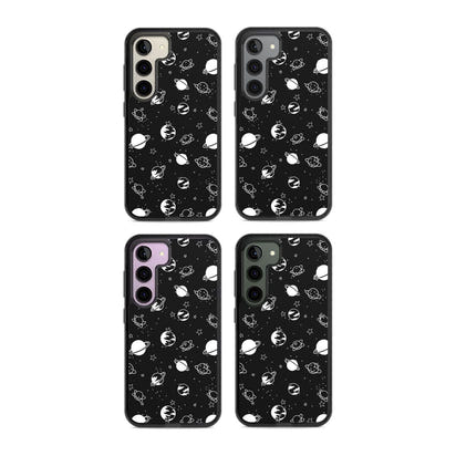 White Planets On Black