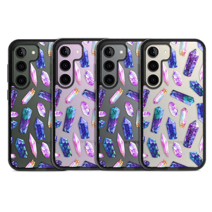 Iridescent Prism Crystals