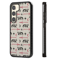 Motif renard et lame