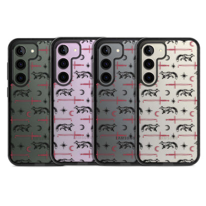 Motif renard et lame