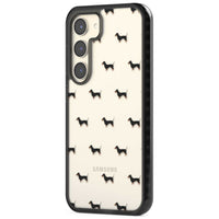 Dachshund Pattern Clear