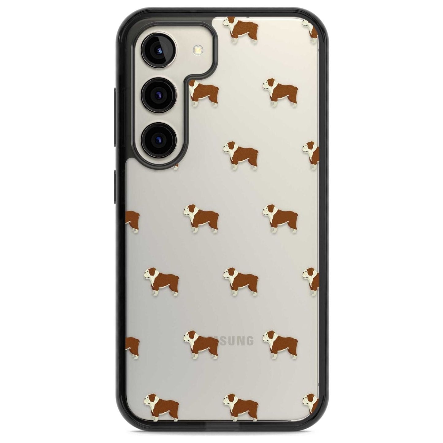 Motif bouledogue clair
