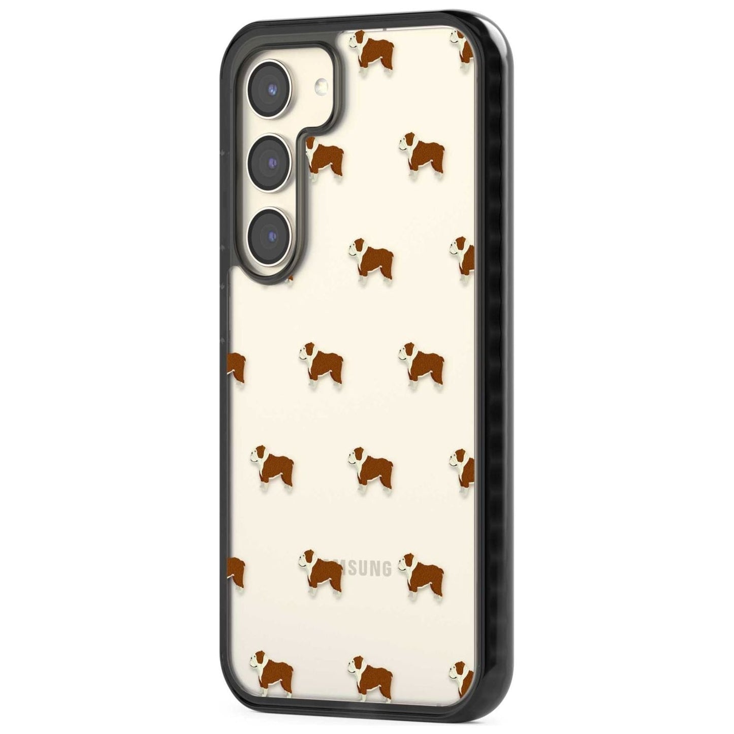 Motif bouledogue clair
